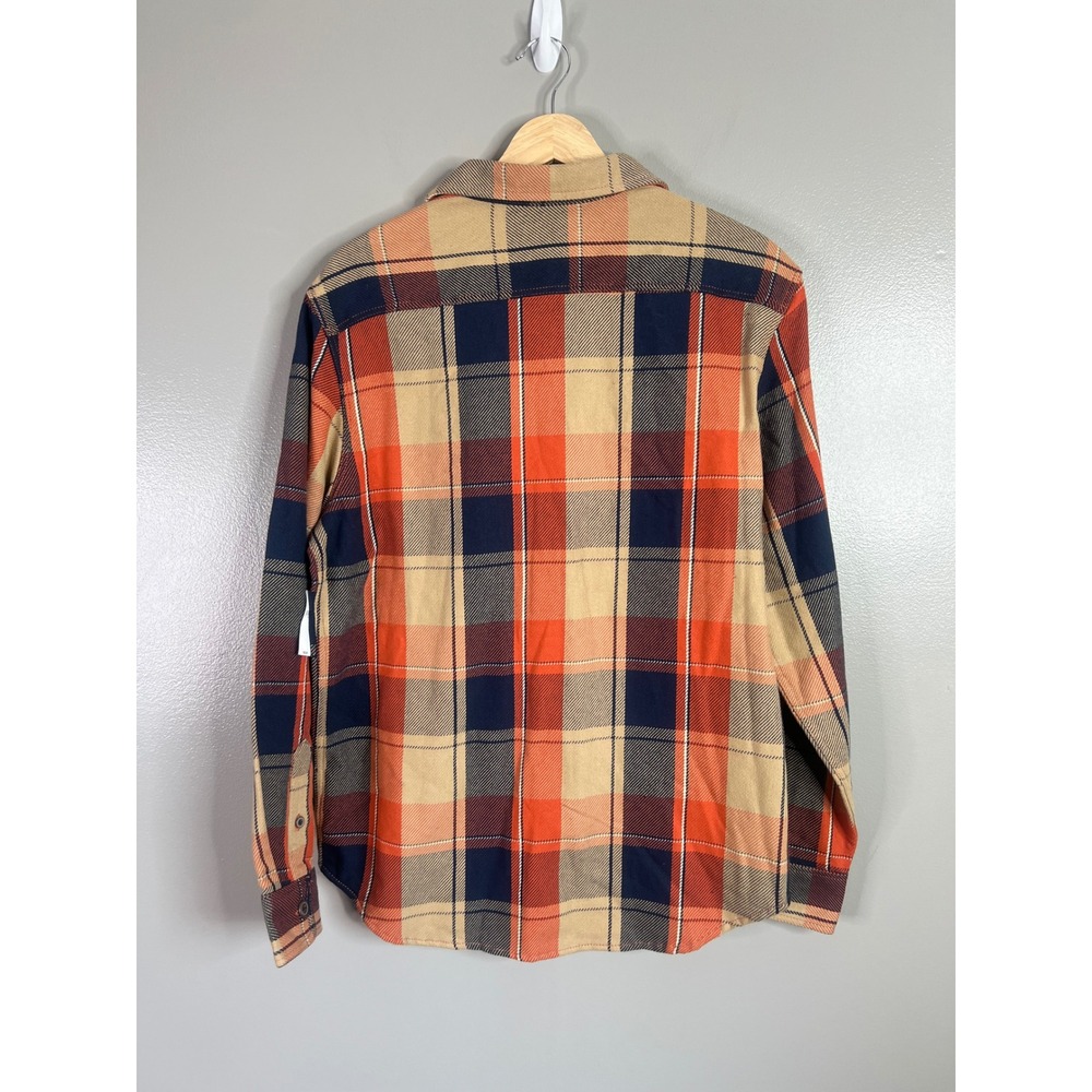 Old Navy Mens Plaid Flannel Button Down Shirt Regular Fit gorpcore camping fall - Picture 2 of 6